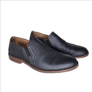 Trask Men's Black Blaine Slip-on Leather Loafer Size 10